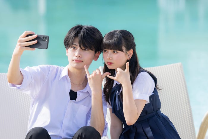 かなと、ひな「今日、好きになりました。マクタン編」第1話(C)AbemaTV, Inc.