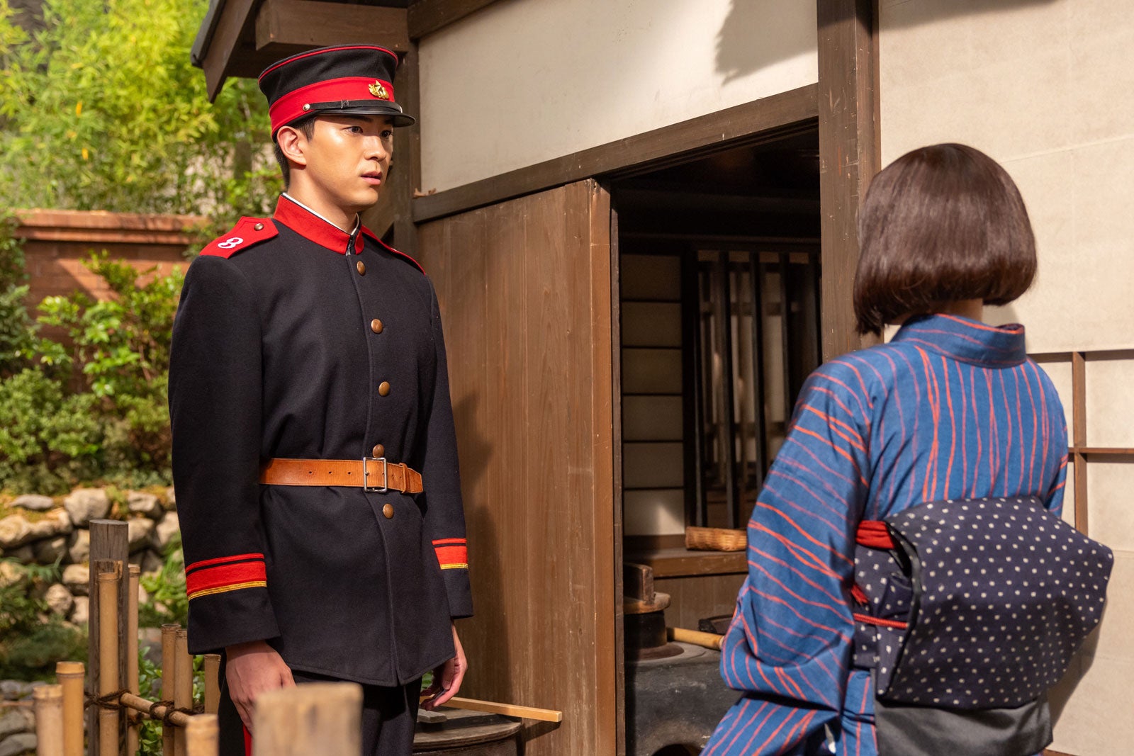 甲斐翔真、上坂樹里「風、薫る」第96話（C）NHK