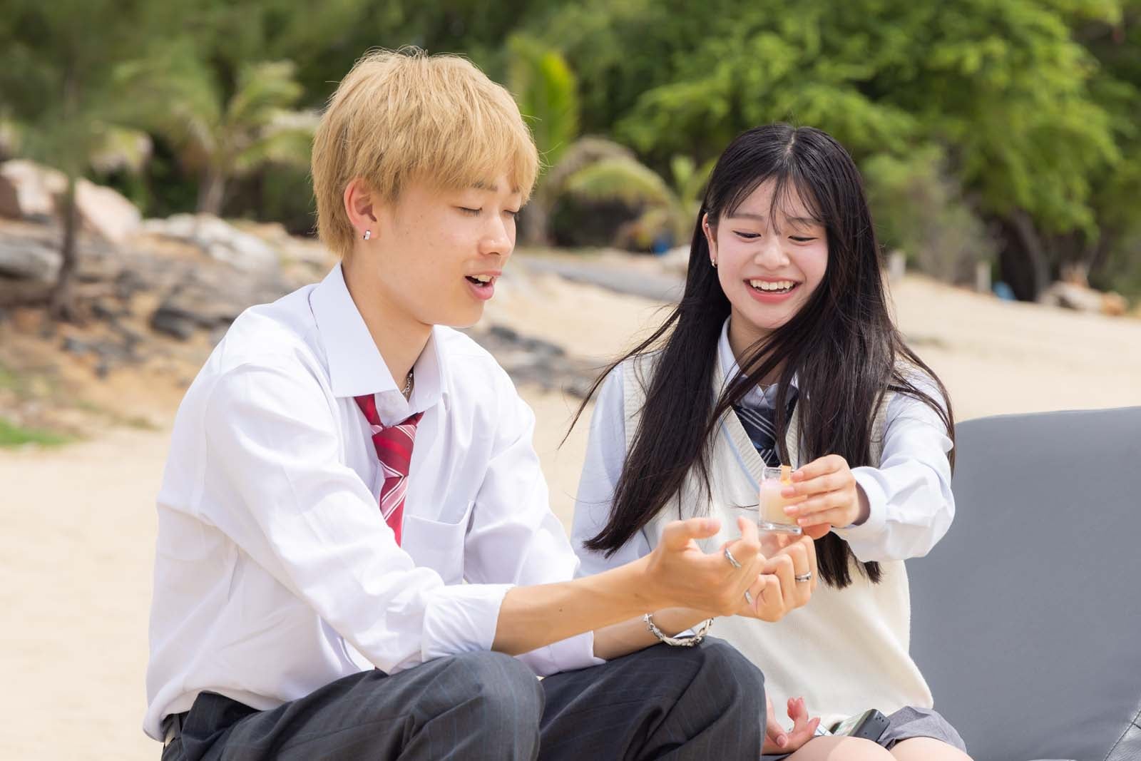 しょう、りあ「今日、好きになりました。ホアヒン編」最終回より（C）AbemaTV, Inc.