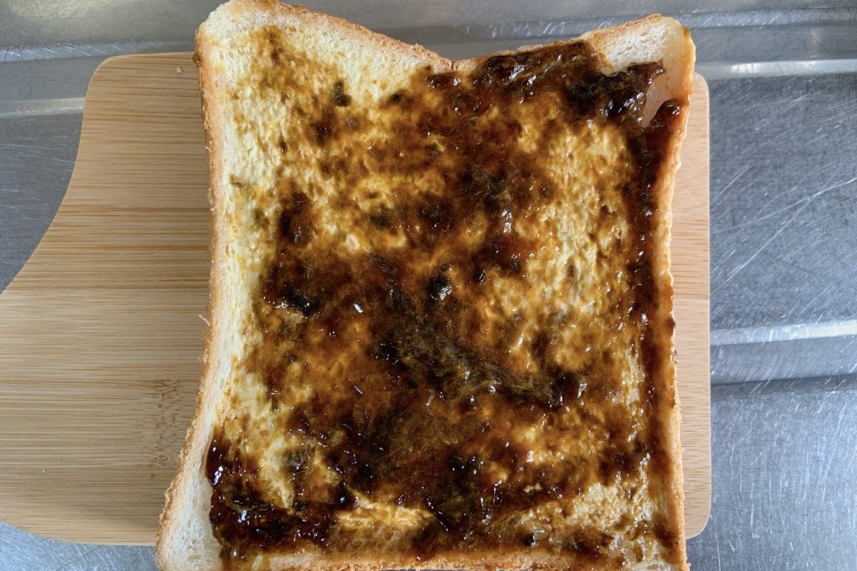 海苔佃煮チーズトースト