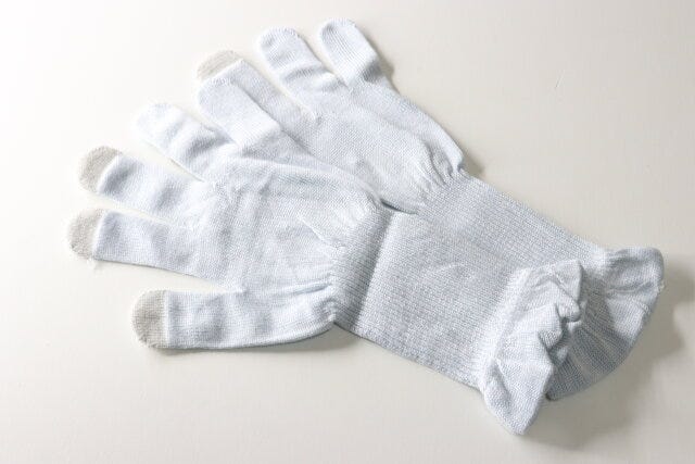 おうちケアニットグローブ（ロング丈、タッチパネル対応）