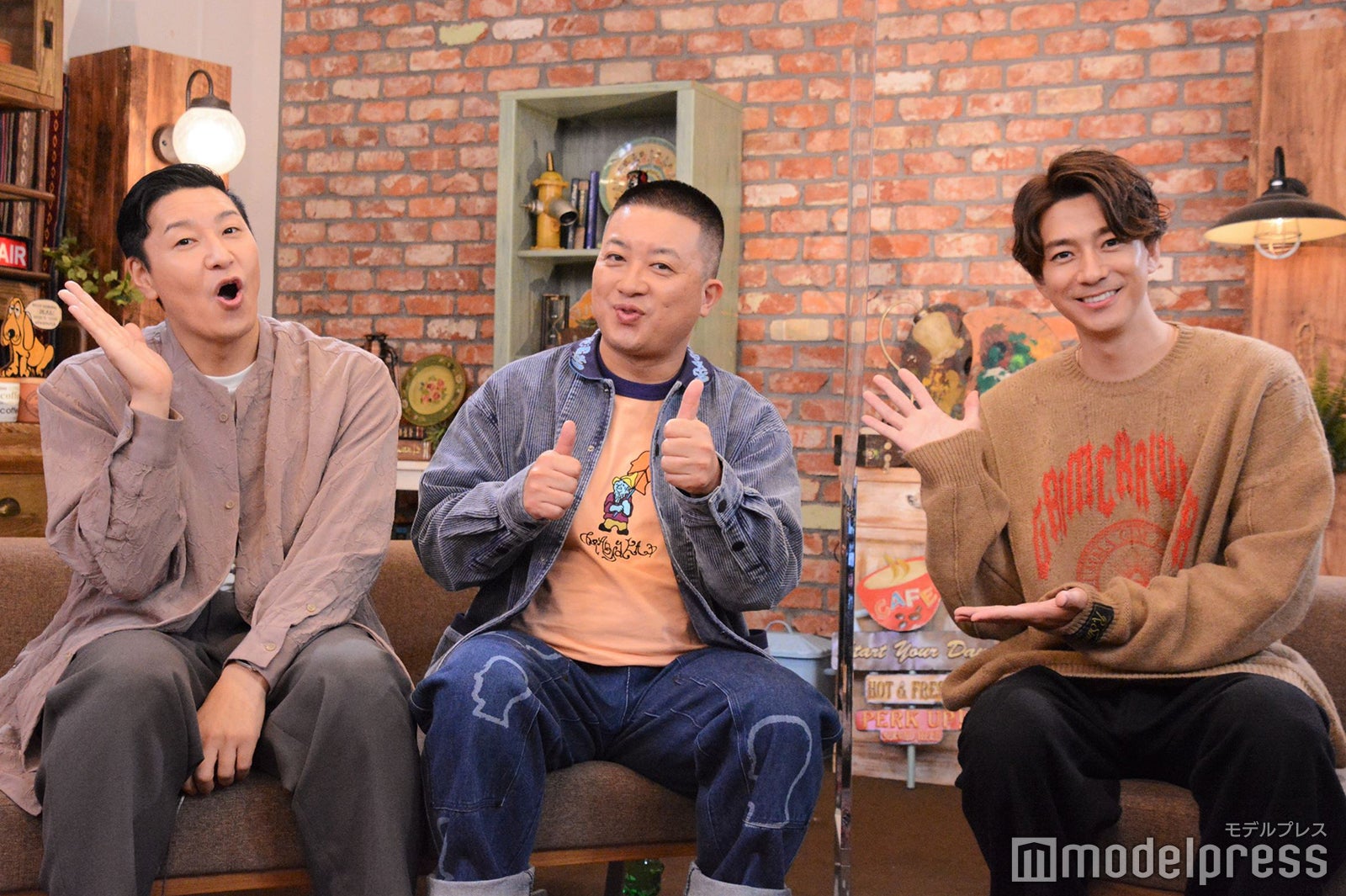 チョコレートプラネット（長田庄平、松尾駿）、三浦翔平 （C）モデルプレス