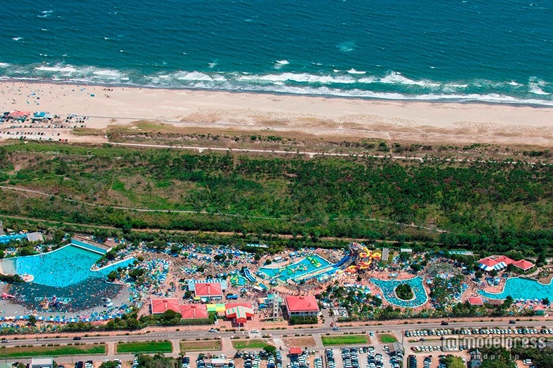 蓮沼ウォーターガーデン空撮／画像提供：千葉県レクリエーション都市開発