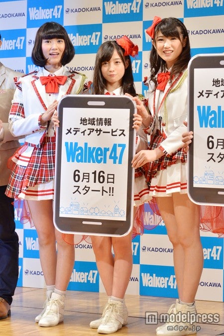 Rev．from DVLの西岡優菜、橋本環奈、秋山美穂（左から）