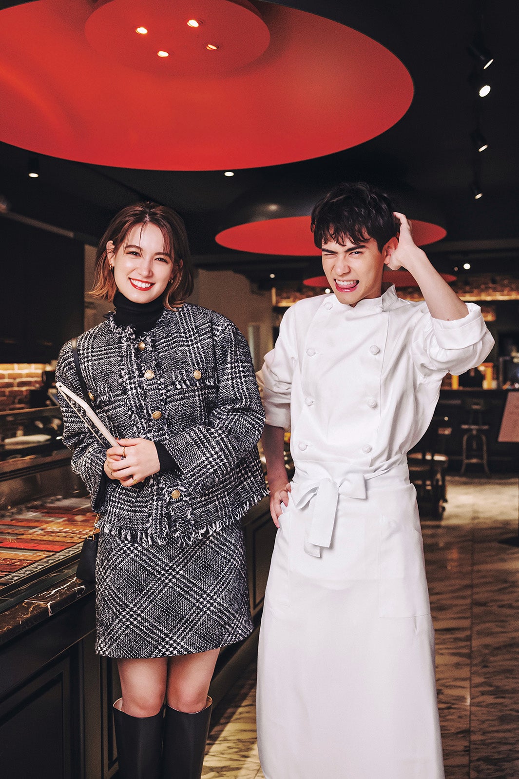 トラウデン直美、弟・トラウデン都仁とそっくり2ショット「CanCam」初共演