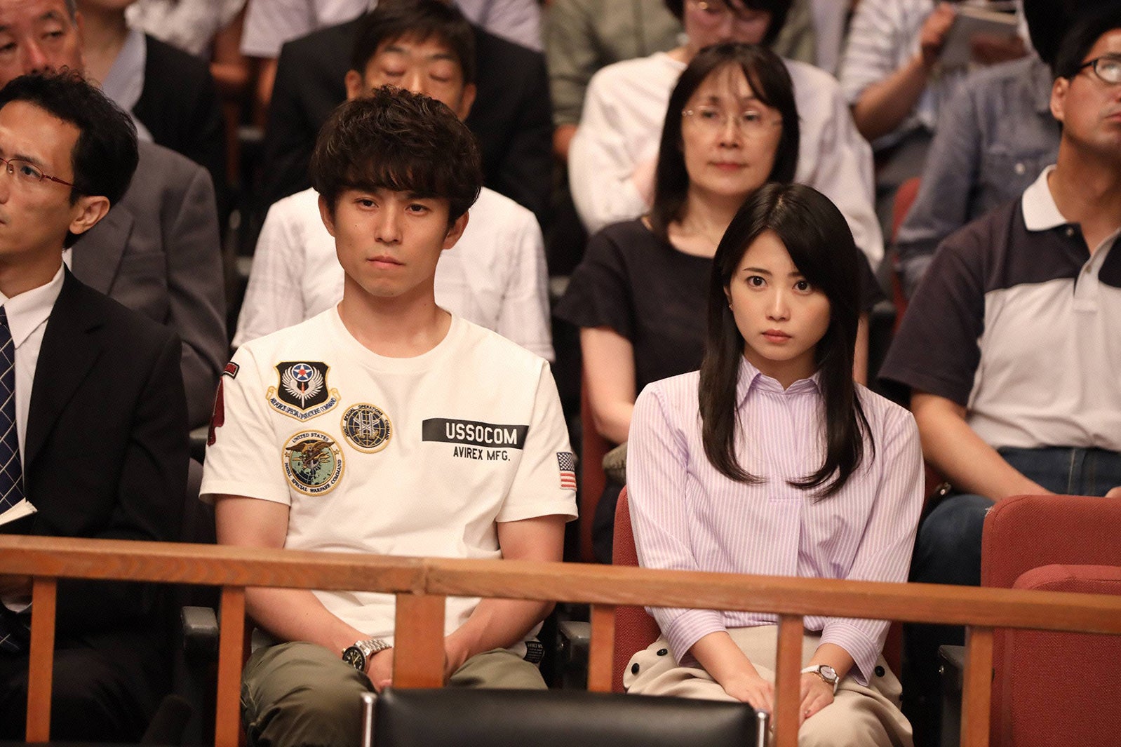 中尾明慶・志田未来／「監察医 朝顔」第7話より（C）フジテレビ