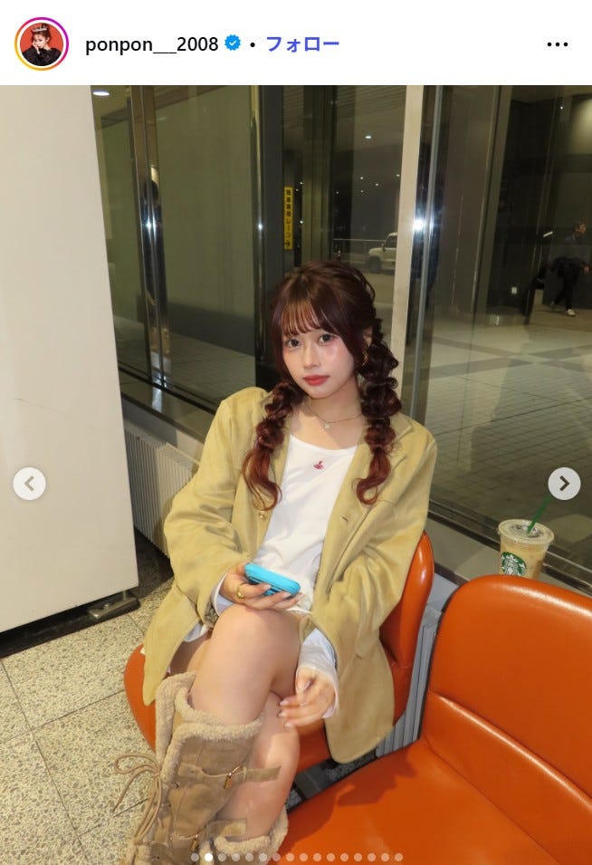 瀬川陽菜乃Instagramより