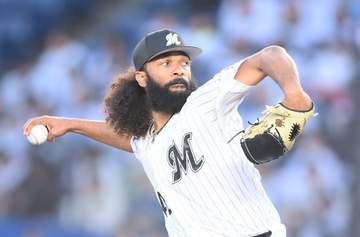 ロッテ・ジャクソン 7回0封12K 六回1死までノーノーの快投「自分が先発陣の先頭に立って勝利を呼び込めるようなピッチングを」