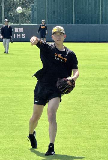 巨人・戸郷翔征「前例のないことをやらなきゃね」 左太もも裏の肉離れリハビリは順調そのもの やりすぎ自制も後半戦の最終盤での復帰に意欲