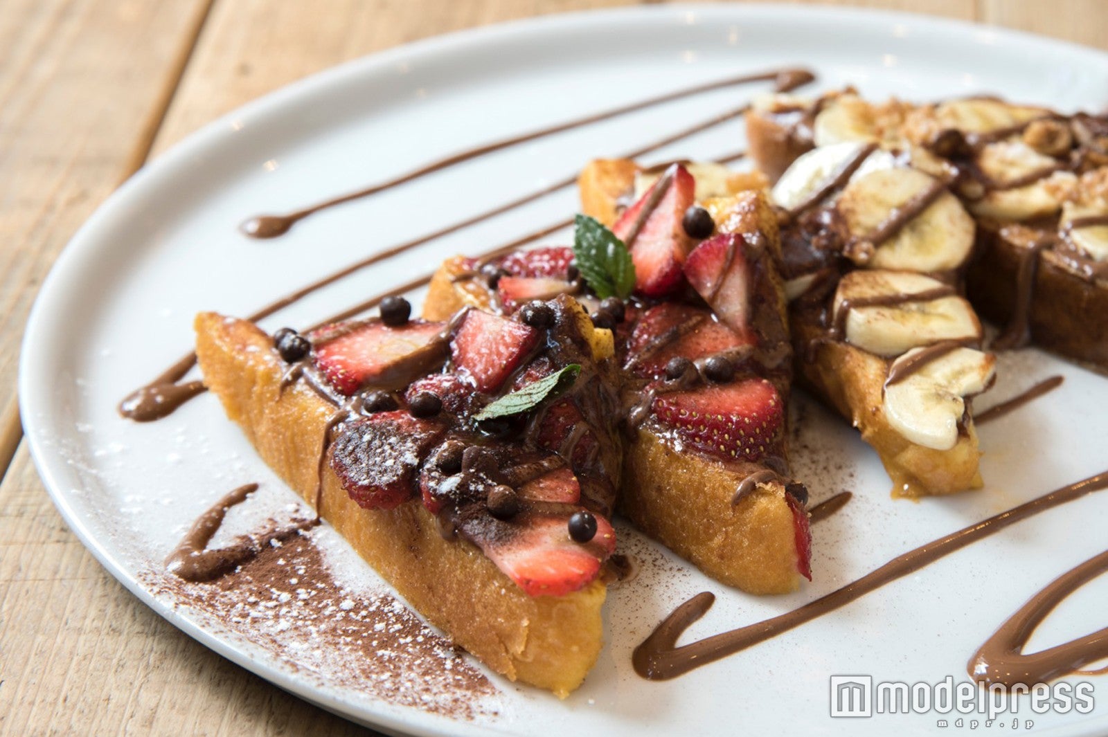 チョコレートフレンチトースト￥800（税込）／画像提供：トランジットジェネラルオフィス