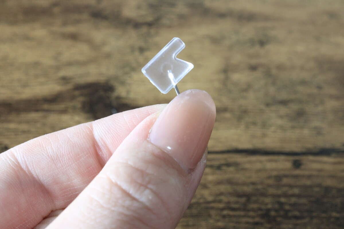 透明目立ちにくいミニピンフック