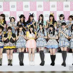 「第7回AKB48選抜総選挙」にて49～64位「フューチャーガールズ」入りを果たしたメンバー（C）AKS【モデルプレス】
