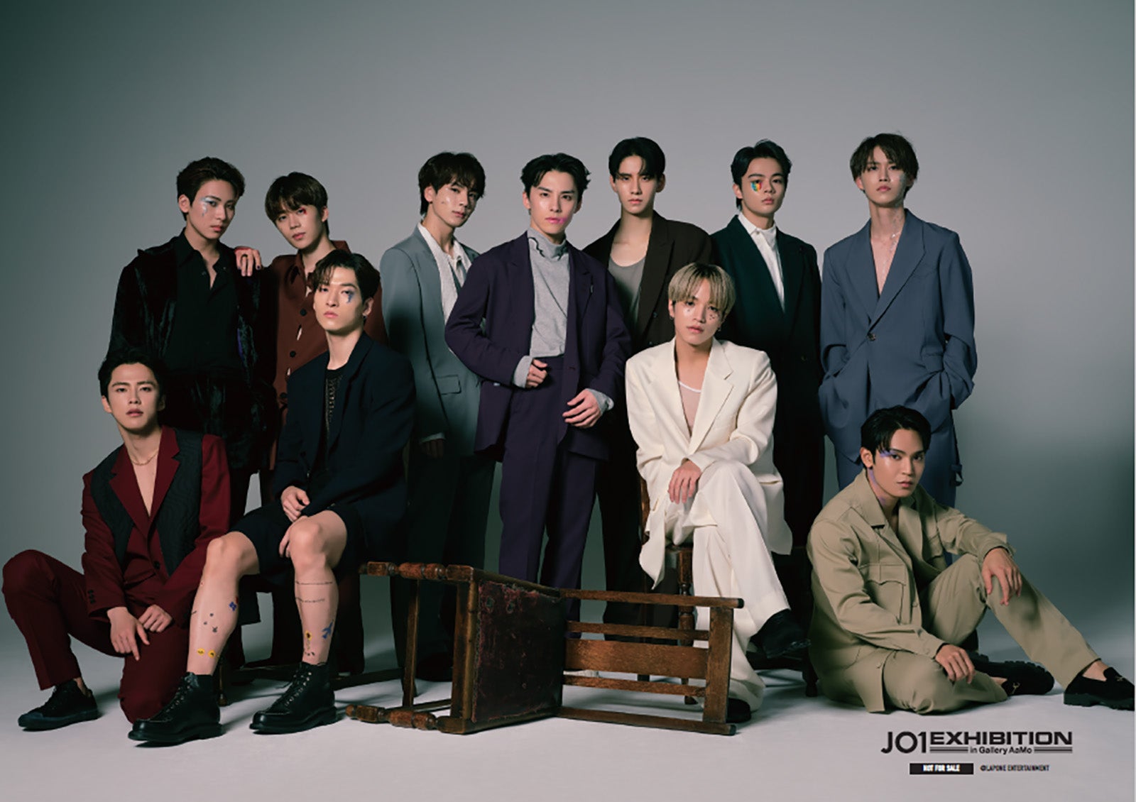 JO1「JO1 EXHIBITION in Gallery AaMo」撮り下ろしアートメイク（C）LAPONE ENTERTAINMENT