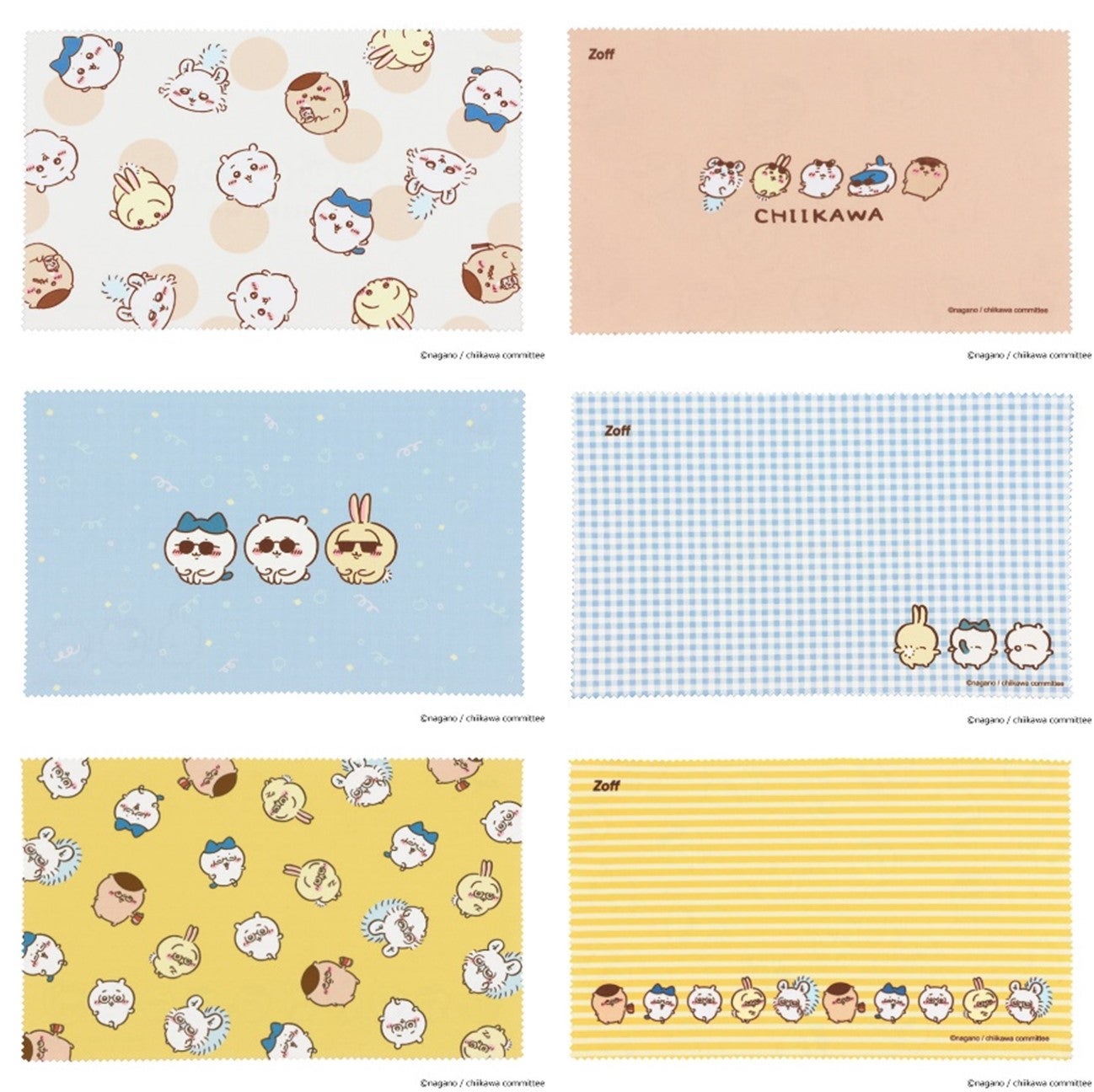 Zoff×「ちいかわ」コラボ（提供写真）