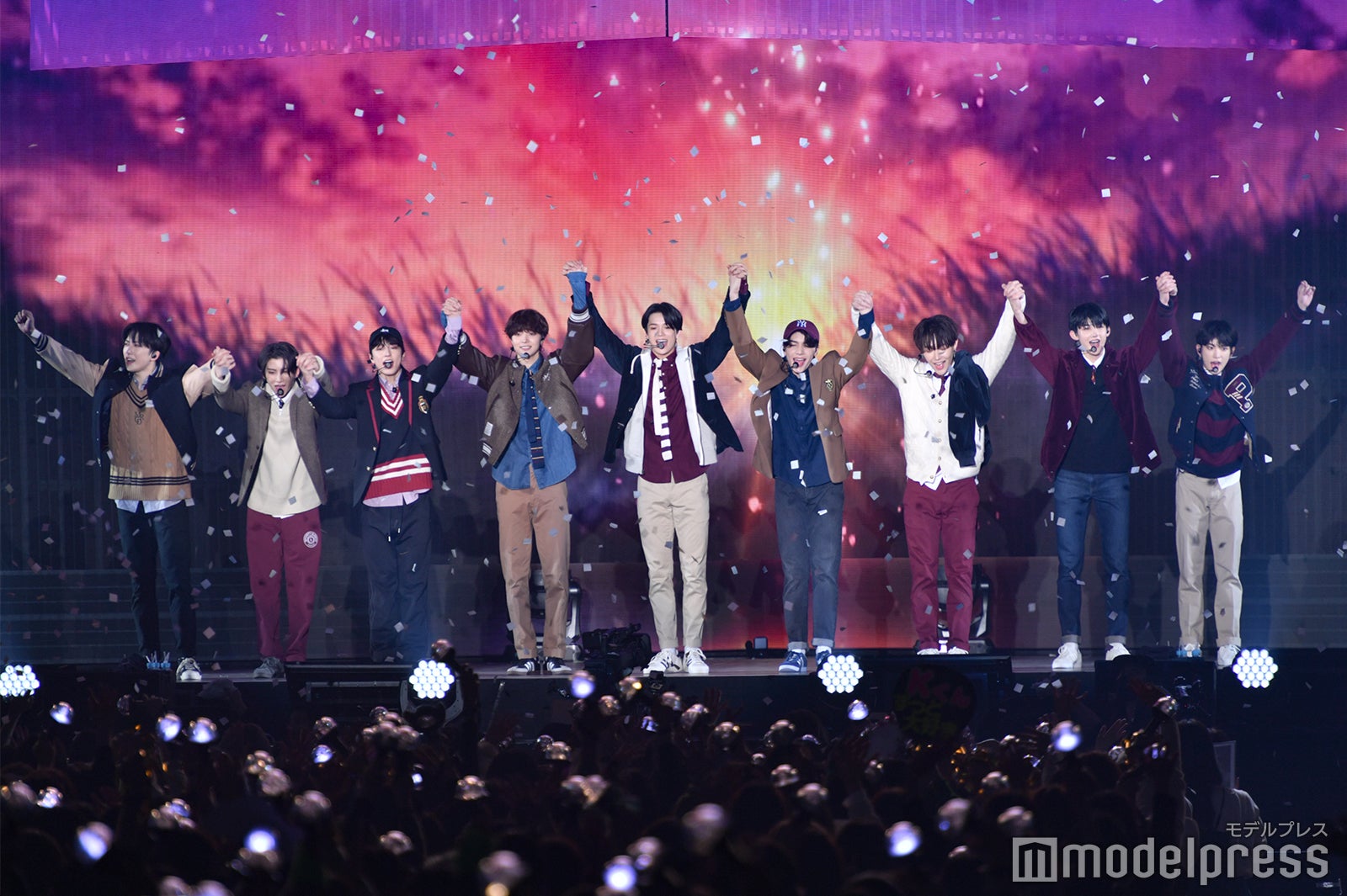 FUMA、YUMA、TAKI、EJ、K、MAKI、NICHOLAS、JO、HARUA／&TEAM（C）モデルプレス