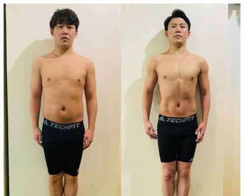 ジャンポケおたけ、3ヶ月でマイナス9キロ成功 ビフォーアフターに驚きの声「全然違う」