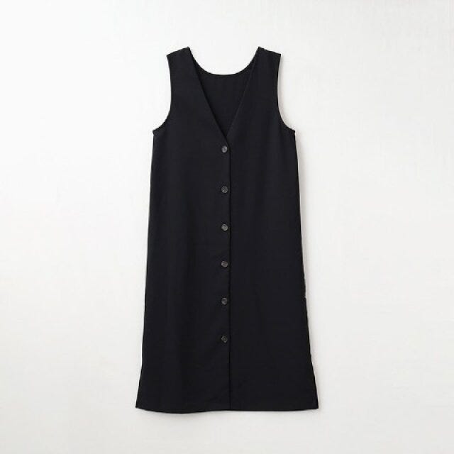 しまむら　高見えスカート　着心地ラク　ジャンパースカート　Vネック　michill