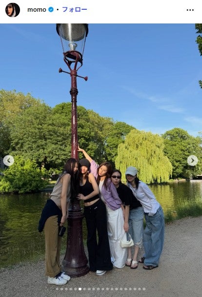 モモInstagramより