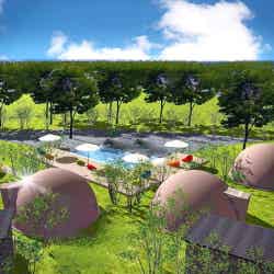 THE FIVE RIVERS FINE GLAMPING群馬白沢/画像提供:前橋園芸