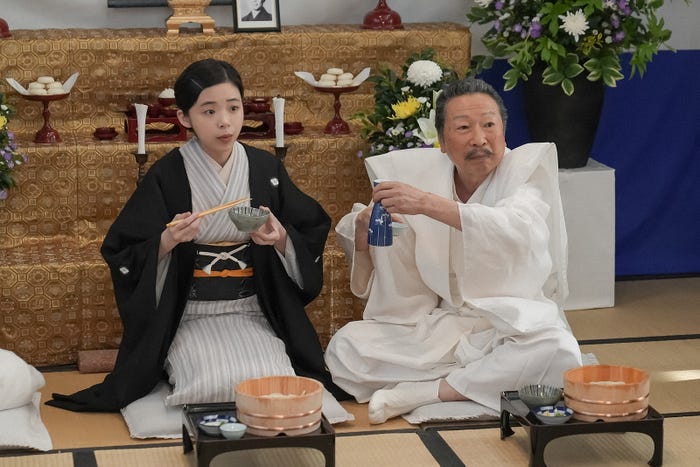 趣里、石倉三郎「ブギウギ」第20話(C)NHK