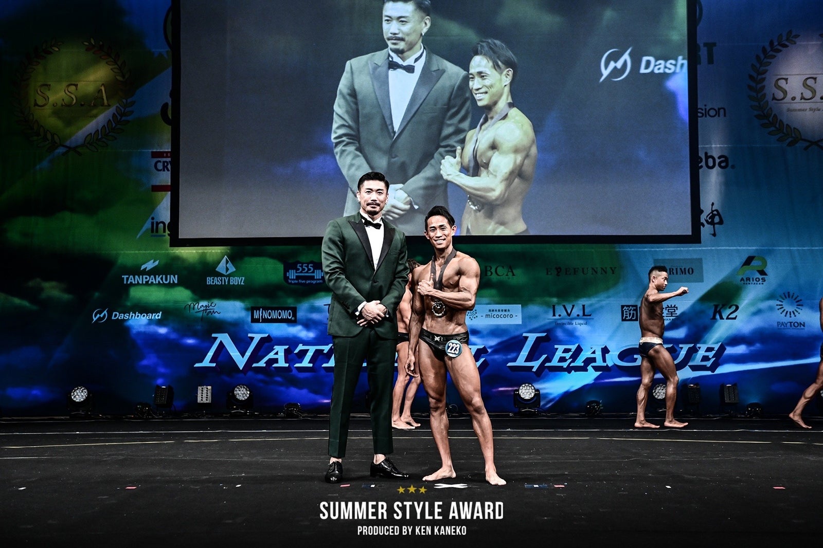 金子賢、ビースティショート・西本耕亮さん （提供写真）