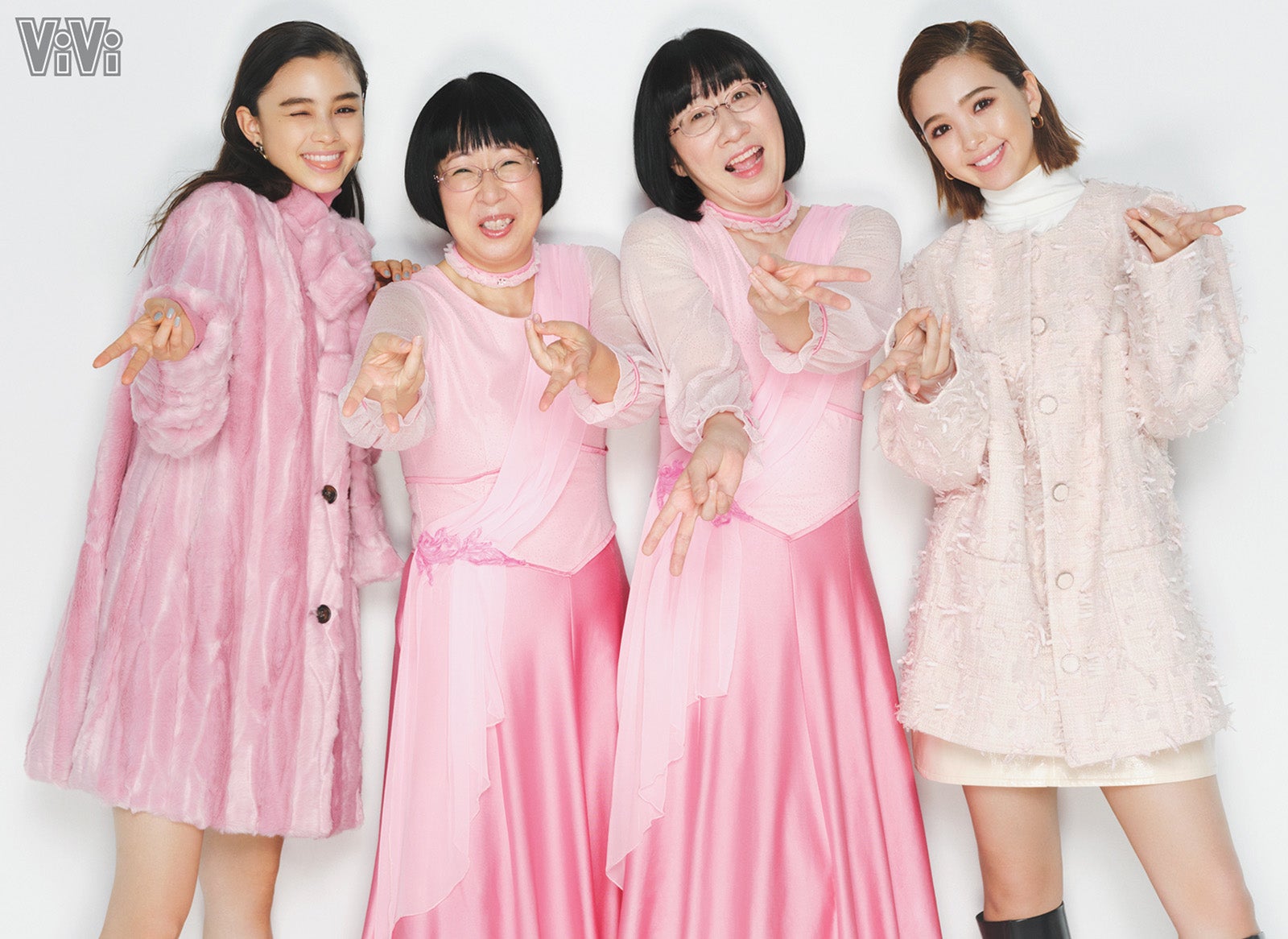 阿佐ヶ谷姉妹・ゆりやんレトリィバァら「THE W」と「ViVi」がコラボ 歴代女王登場