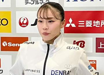 「めちゃムキムキ」美人体操選手の衣装から浮き上がった腹筋にファン騒然 笑顔とギャップがエグい 2種類のアイタードには「どっちの色が好きですか？」