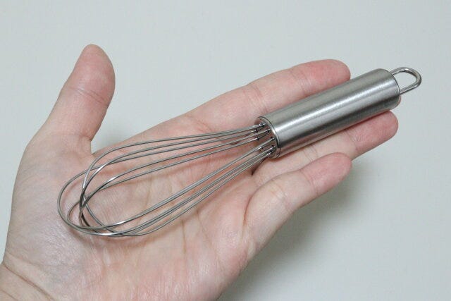 ダイソー ミニ泡立て器 サイズ感 ダイソー ミニ泡立て器 サイズ感