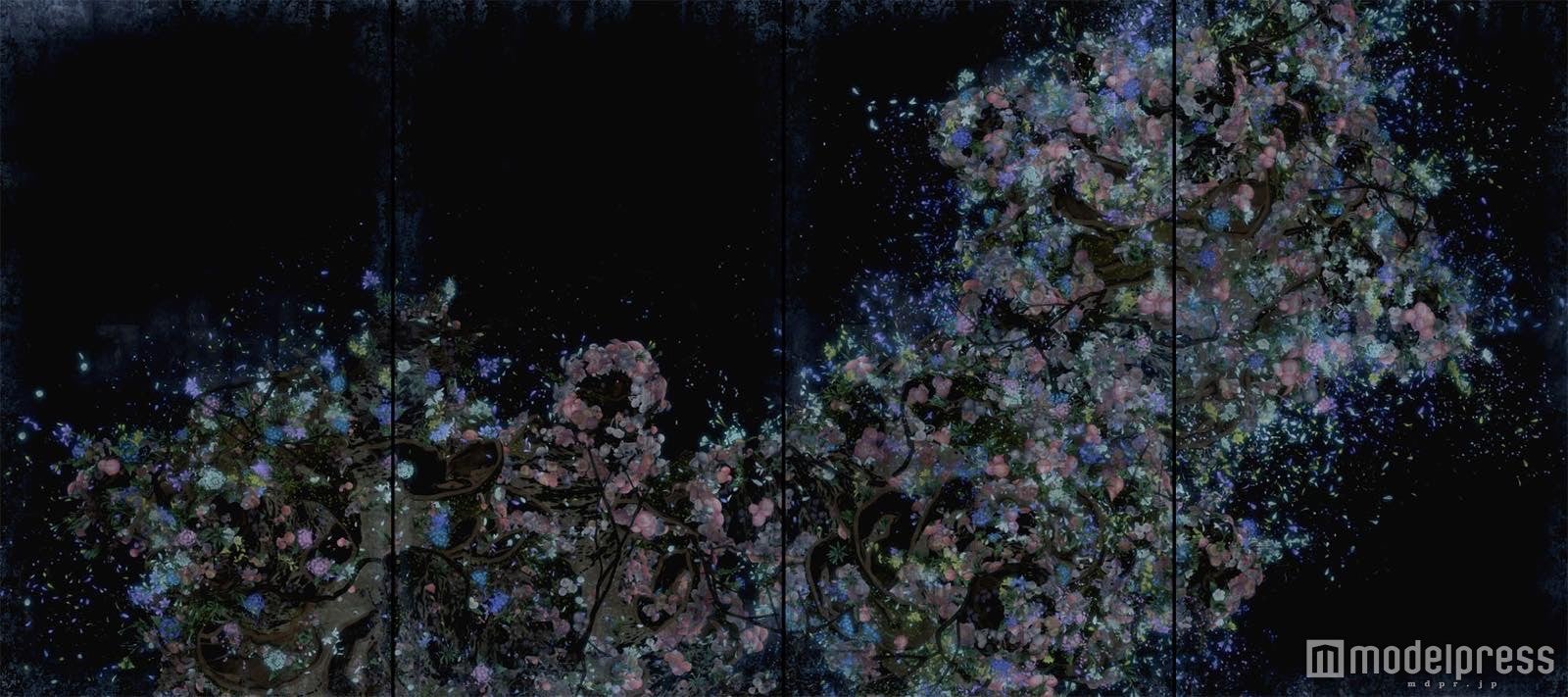 増殖する生命 II／画像提供：チームラボ