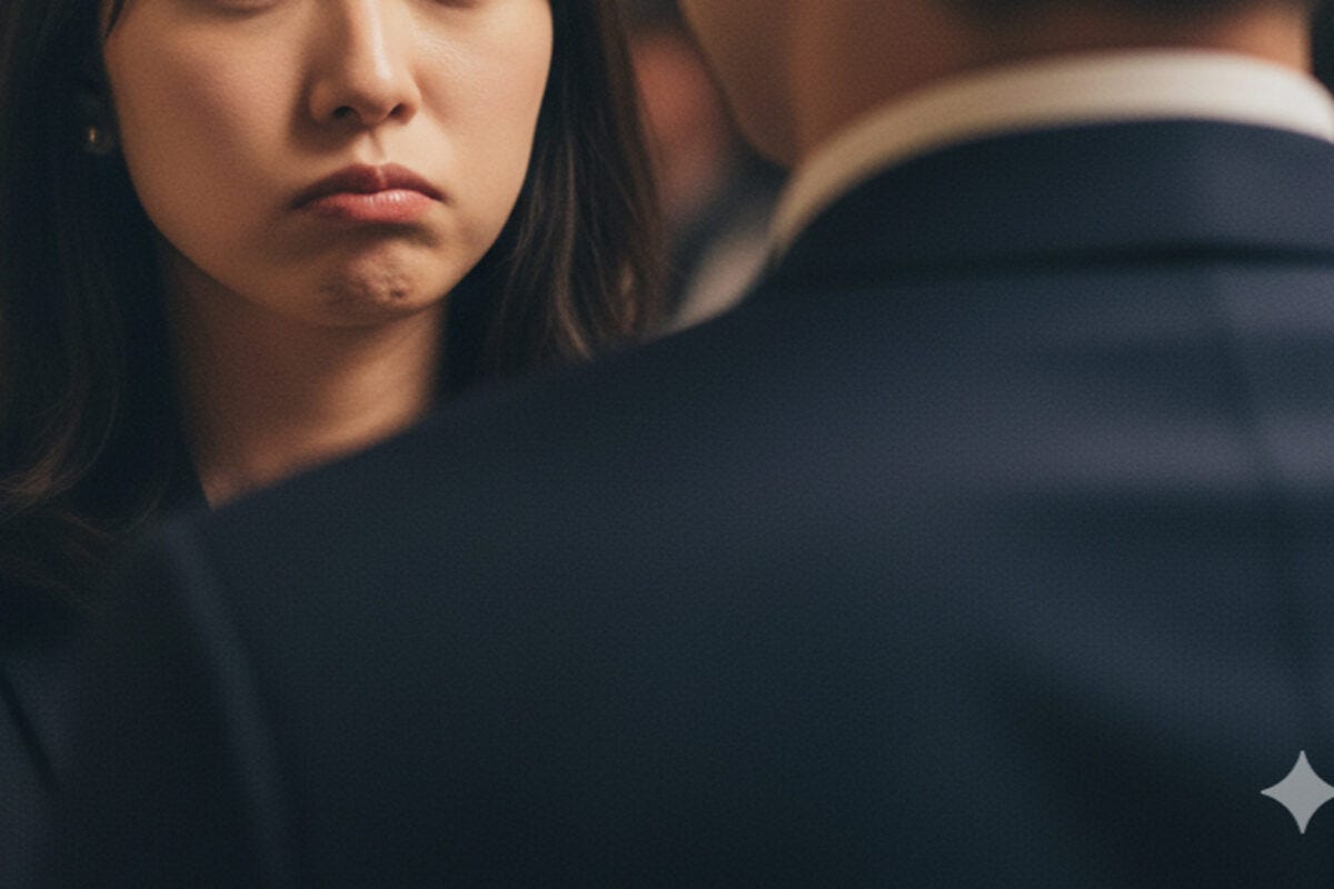 不満な女性