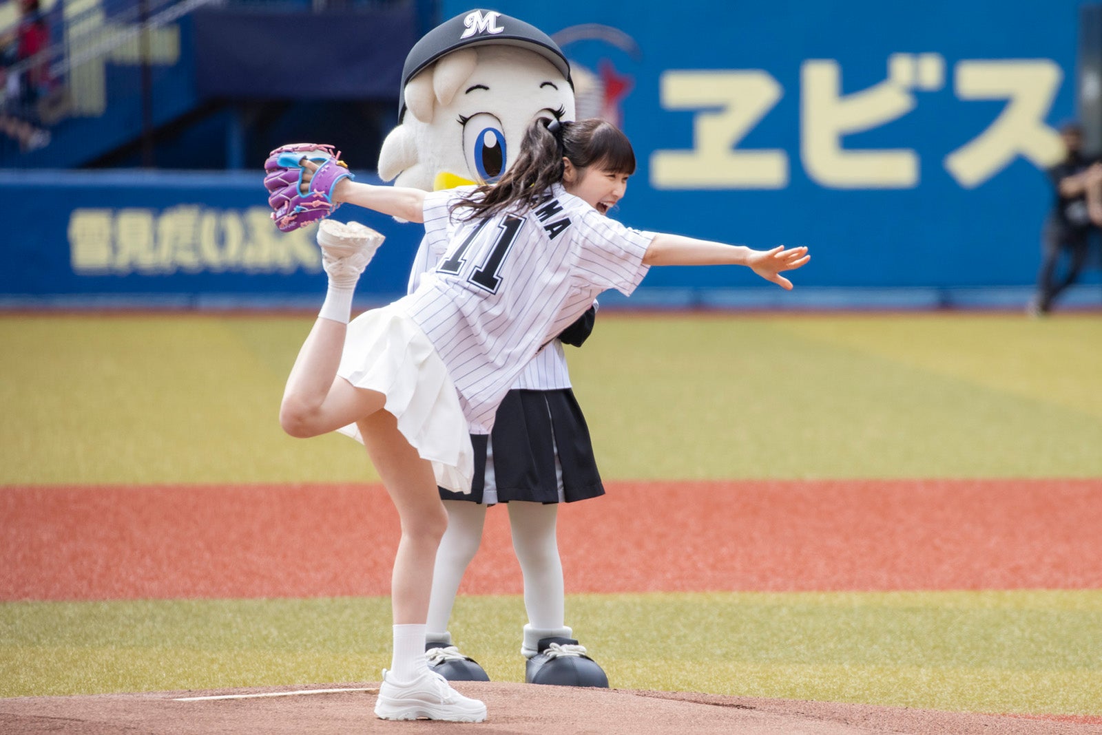 高山一実、人生初の始球式に挑戦 自己採点は「20点」地元・千葉の応援に感謝