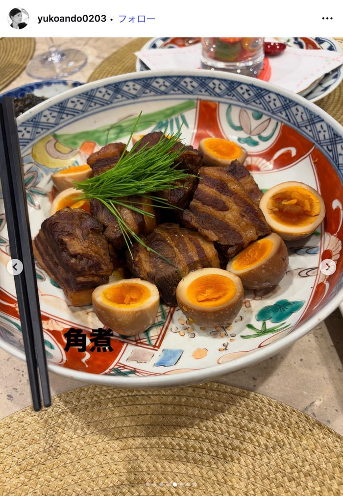 安藤優子Instagramより