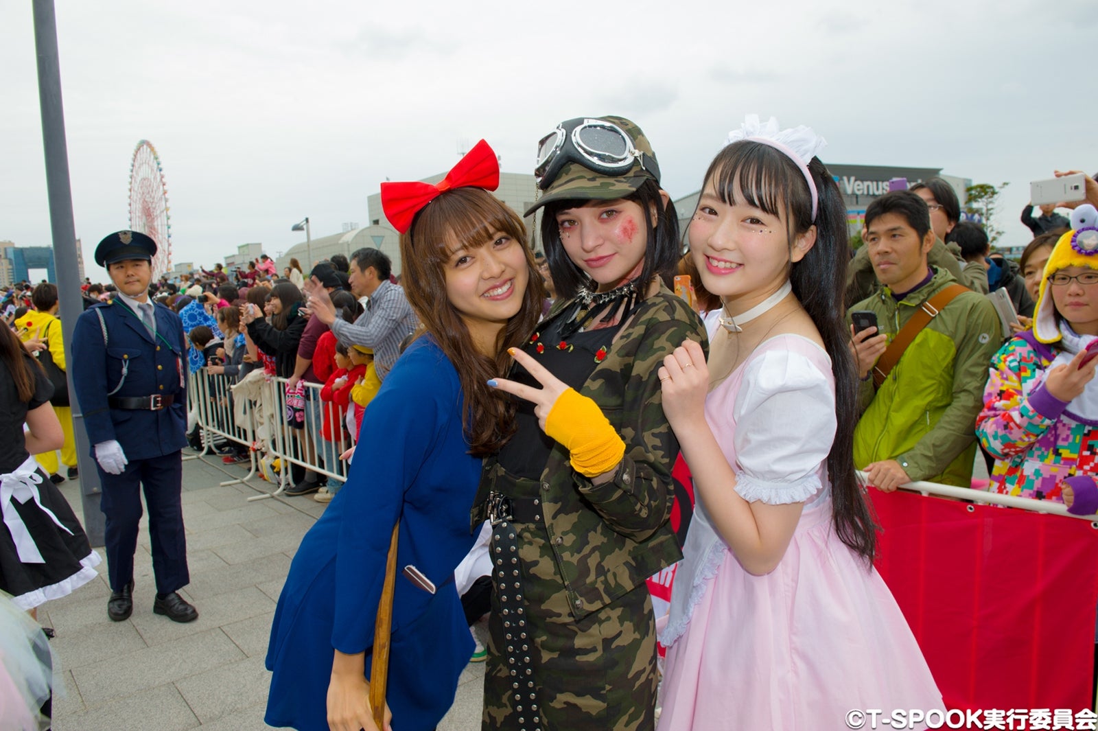 松元絵里花、瑛茉ジャスミン、越智ゆらの （C）T-SPOOK実行委員会
