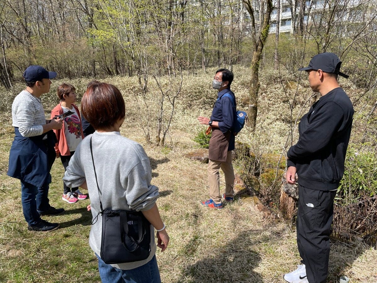 自然観察アクティビティも、丁寧な説明付きで満足間違いなし