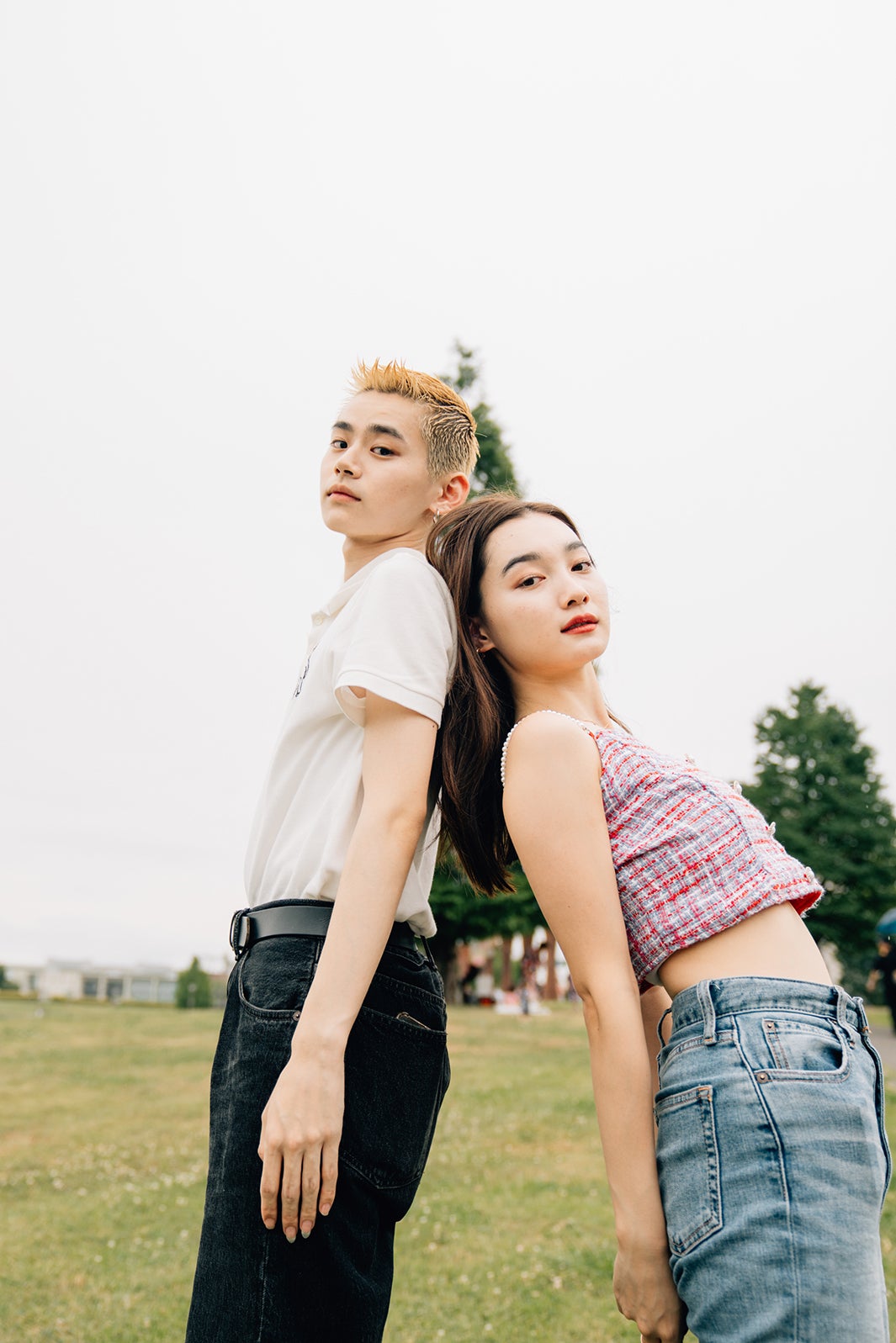 新野尾七奈、能勢倫「オオカミちゃんとオオカミくんには騙されない」（C）AbemaTV, Inc.