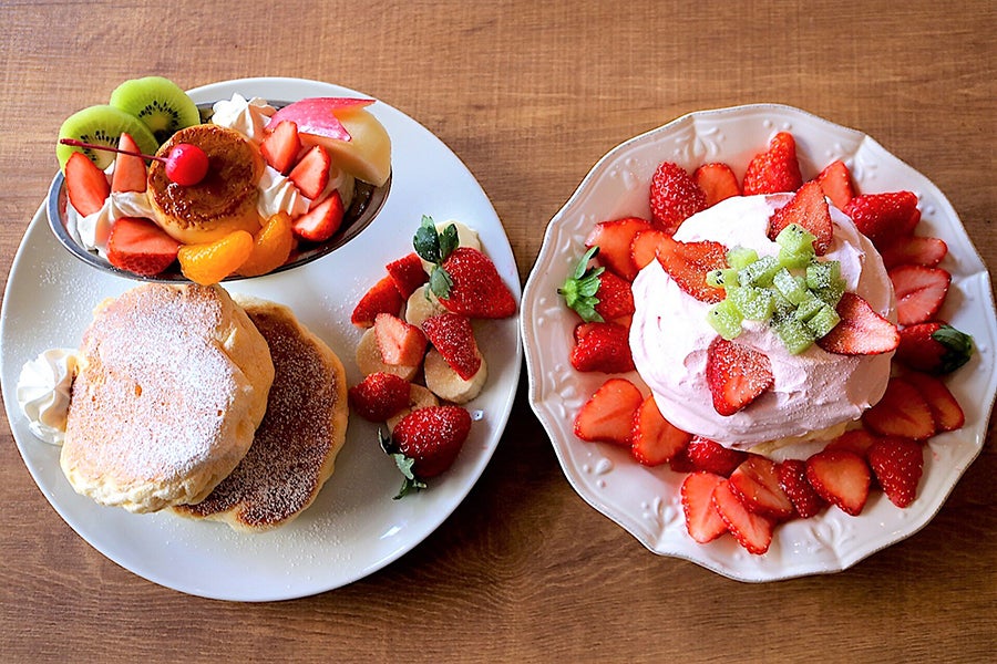 福カフェ パンケーキ