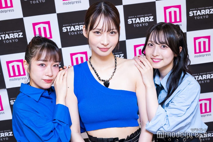 きみとバンド/(左から)森田理紗子、大野真依、清原梨央※ゆきたんは欠席(C)モデルプレス