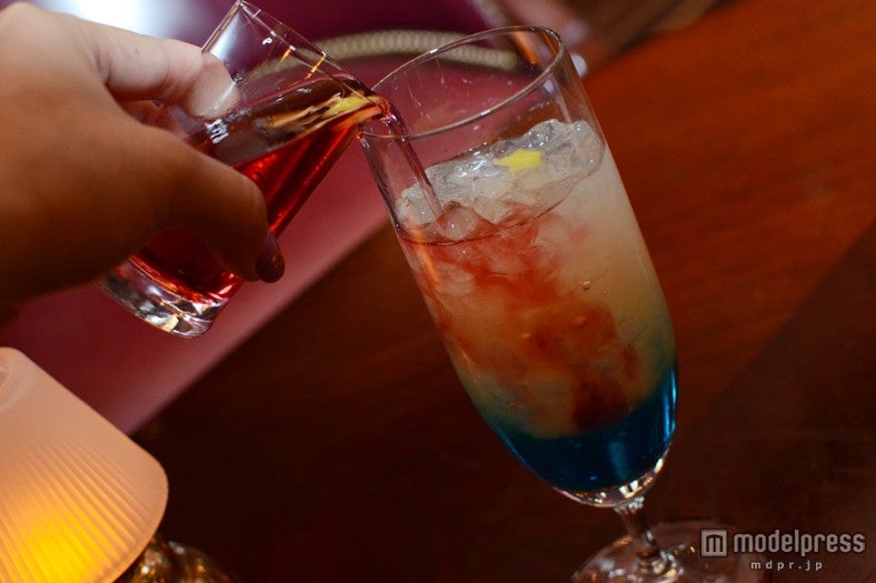 七夕ディズニー、天の川カクテルを飲んでみた