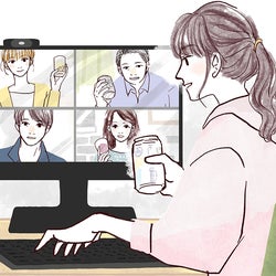 オンライン飲み会や会議…ママたちが「オンライン〇〇」に疲れてしまう理由と上手な対処法