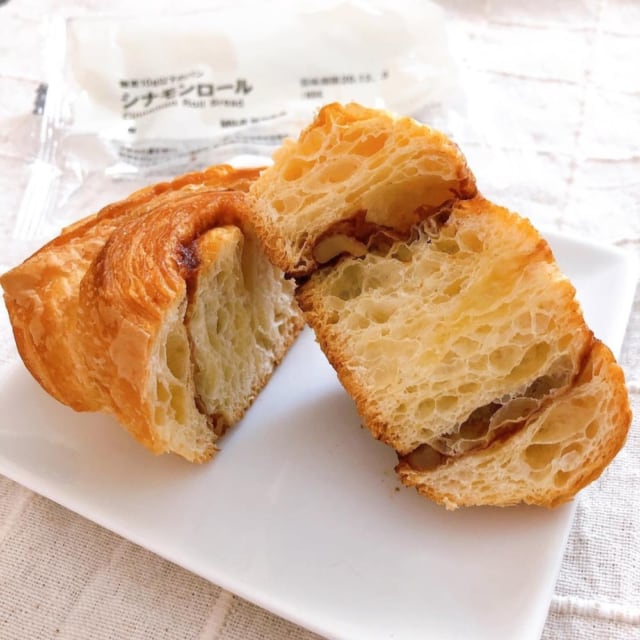 無印良品の低糖質シナモンロール