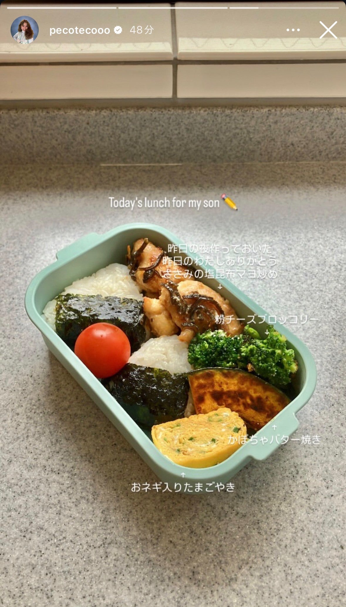 peco Instagramストーリーズより
