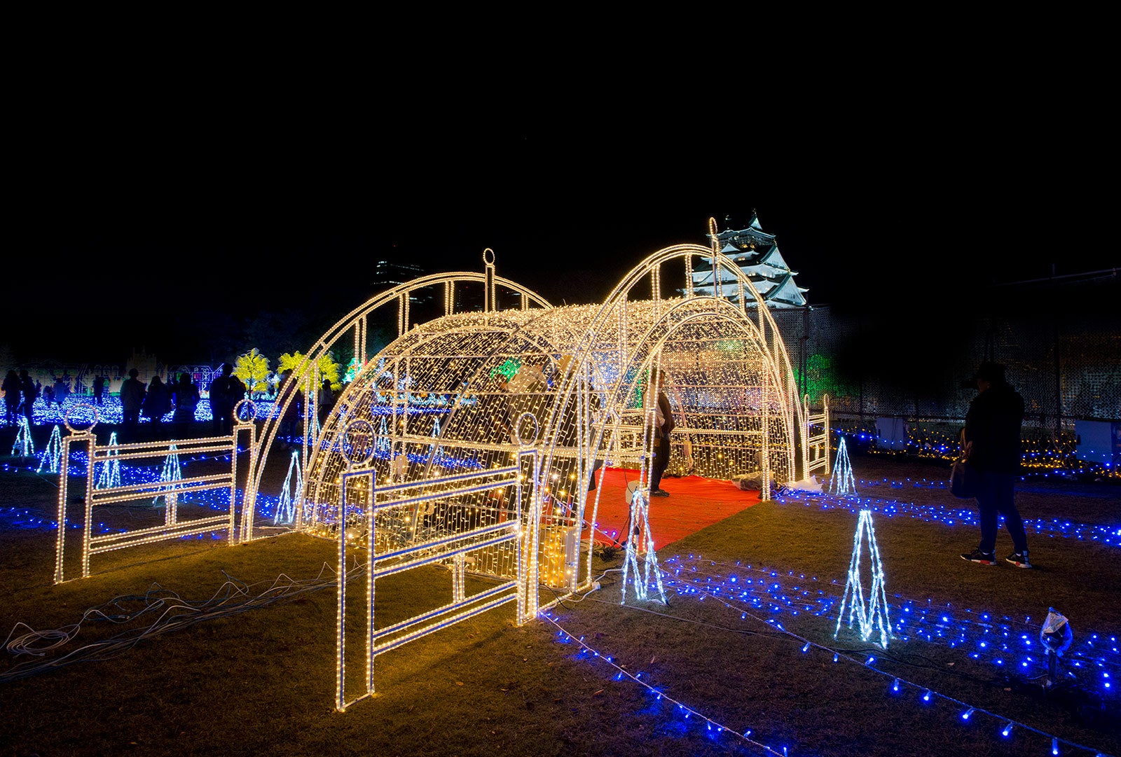 大阪城イルミナージュ／画像提供：大阪城イルミナージュ事務局