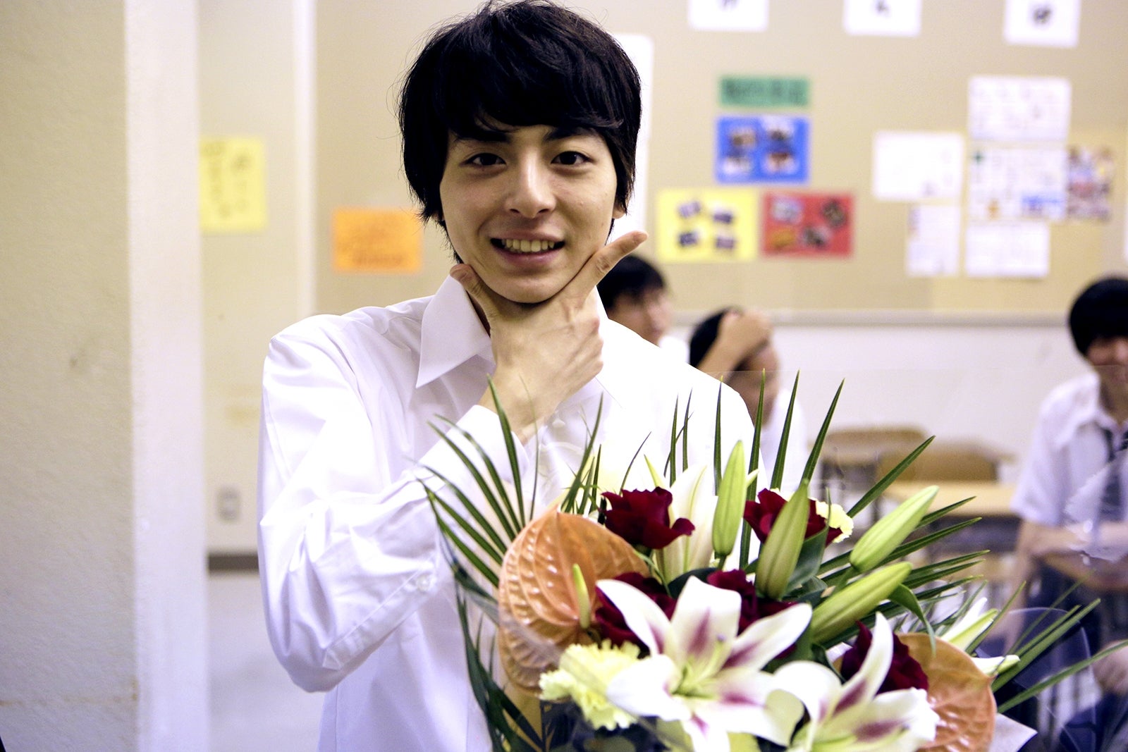 高杉真宙／映画『想影』メイキングショット（C）2016「想影」EIGAHANG