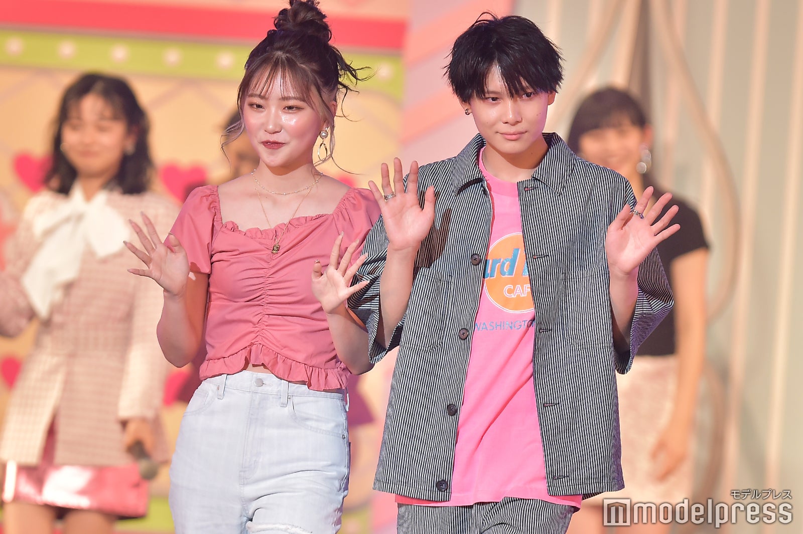 権隋怜（れあぱぴ）、中村榛（はるはる〜ん）（C）モデルプレス