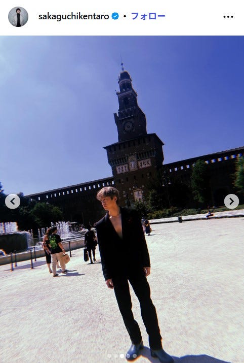 坂口健太郎Instagramより