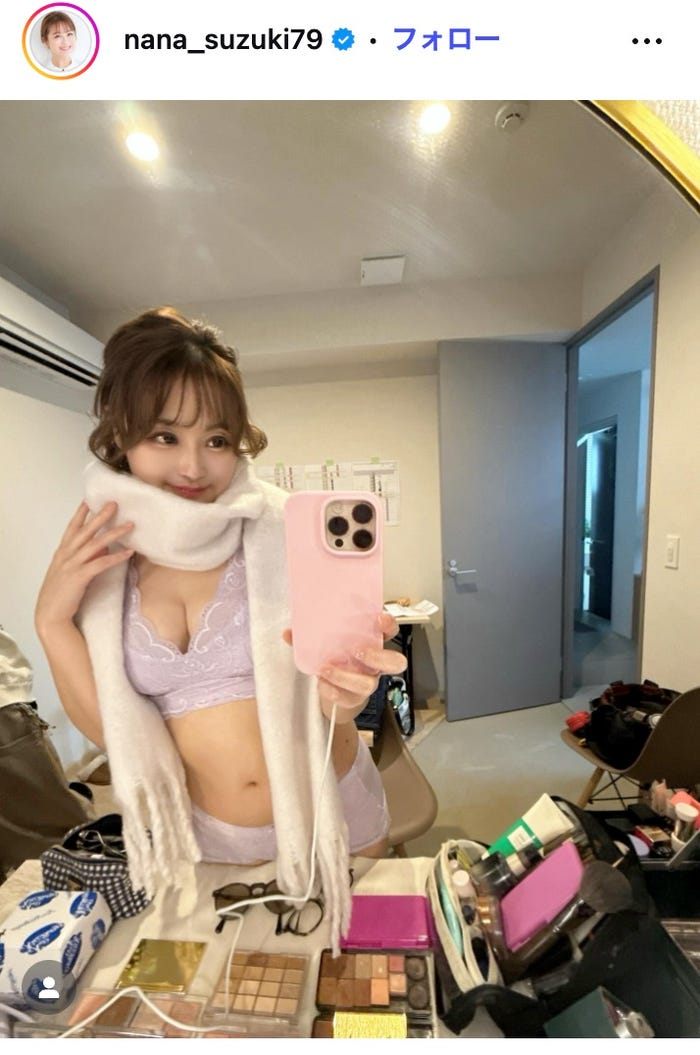 鈴木奈々Instagramより