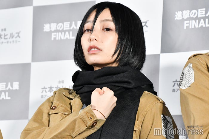 宇垣美里 進撃の巨人 ミカサのコスプレでパフォーマンス モデルプレス