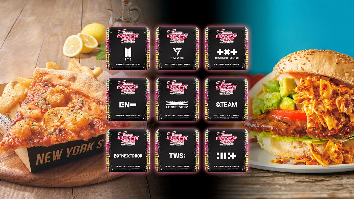 サマーダンスナイト限定コースターセット\2,100／画像提供：ユニバーサル・スタジオ・ジャパン