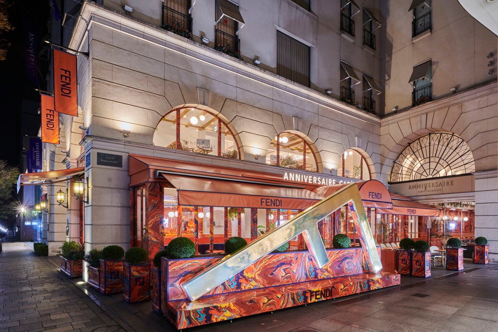 フェンディ カフェ バイ アニヴェルセル／画像提供：フェンディ ジャパン
