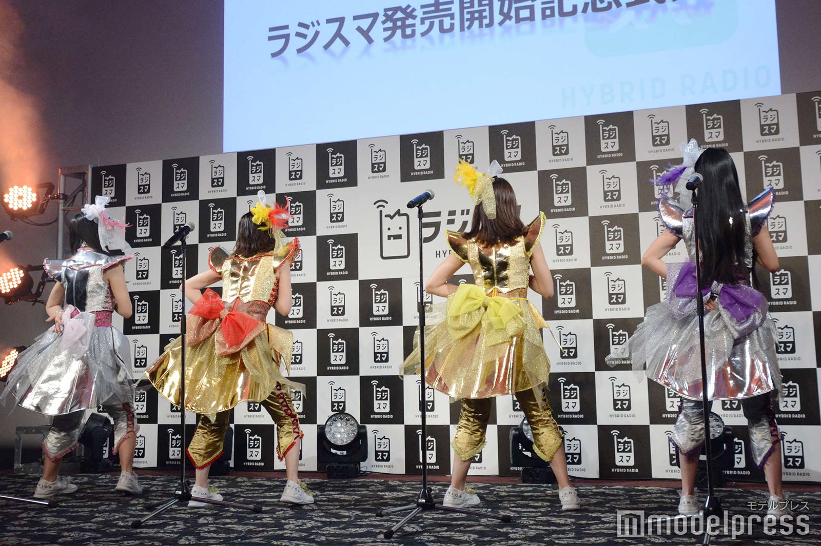 （左から）佐々木彩夏、百田夏菜子、玉井詩織、高城れに（C）モデルプレス